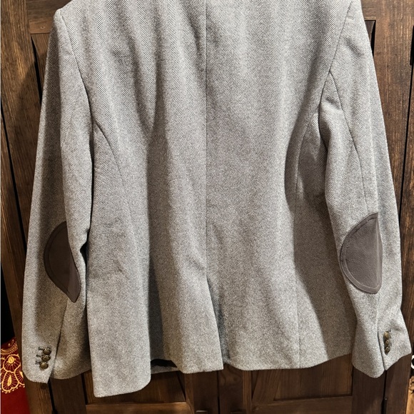 LOFT Gray Tailored Blazer Professional Suit Jacket - Picture 4 of 7